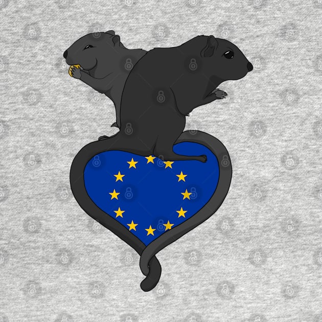 Gerbil European Union (dark) by RampArt